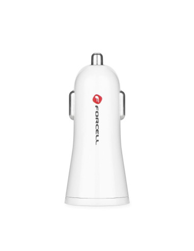 CHARGEUR VOITURE FORCELL AVEC CONNECTEUR USB - 2,4A AVEC FONCTION QUICK CHARGE 3.0