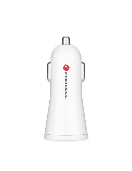 CHARGEUR VOITURE FORCELL AVEC CONNECTEUR USB - 2,4A AVEC FONCTION QUICK CHARGE 3.0
