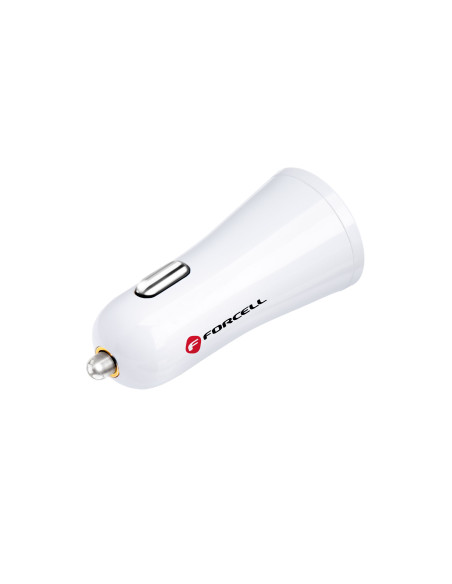 CHARGEUR VOITURE FORCELL AVEC CONNECTEUR USB - 2,4A AVEC FONCTION QUICK CHARGE 3.0
