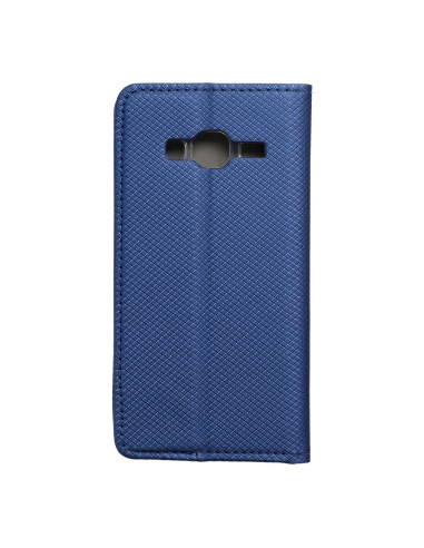Etui Smart Case Book pour SAMSUNG Galaxy J3/J3 2016 bleu marine