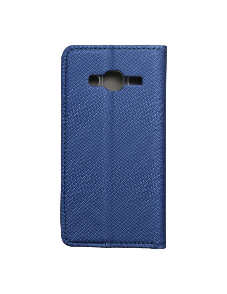 Etui Smart Case Book pour SAMSUNG Galaxy J3/J3 2016 bleu marine