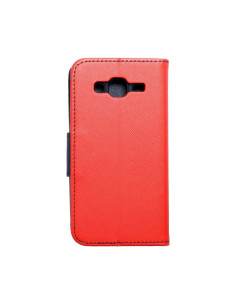 Etui Fancy Book pour SAMSUNG Galaxy J3/ J3 2016 rouge pour bleu fonce 2