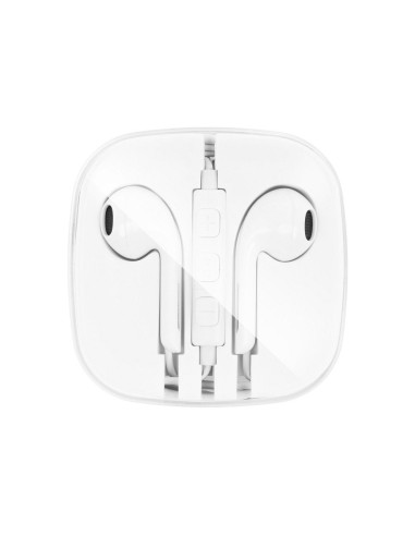 Kit HF / Ecouteurs Stereo pour Apple Iphone Jack 3,5mm NEW BOX blanc HR-ME25