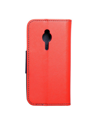 Etui Fancy Book pour NOKIA 230 rougepourbleu marine