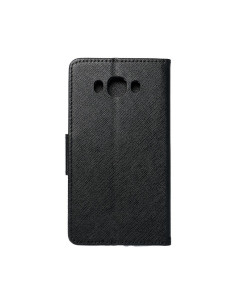 Etui Fancy Book pour SAMSUNG Galaxy J7 2016 noir 2