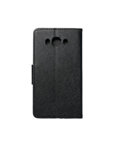 Etui Fancy Book pour SAMSUNG Galaxy J7 2016 noir