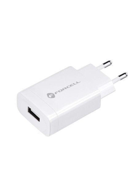 CHARGEUR SECTEUR FORCELL AVEC CABLE micro USB type C - 2,4A AVEC FONCTION QUICK CHARGE 3.0