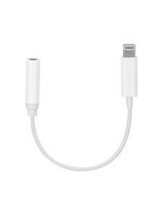 Adaptateur HF/audio pour iPhone Lightning 8-pin do Jack 3,5mm blanc (femelle) AHFIdo3.5