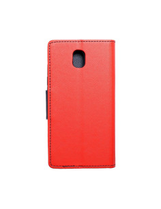 Etui Fancy Book pour SAMSUNG Galaxy J5 2017 rougepourbleu marine 2