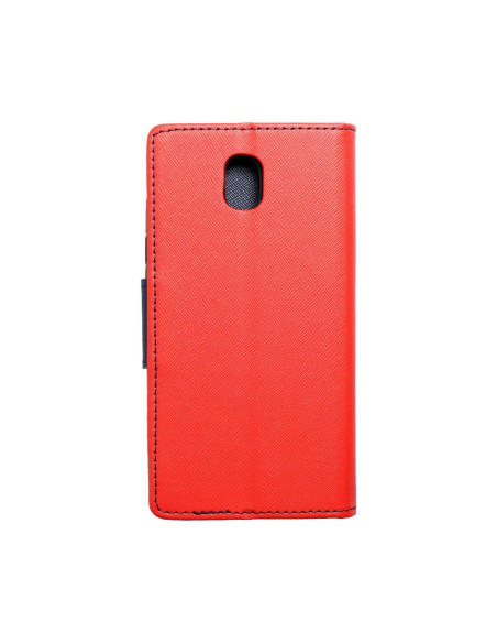 Etui Fancy Book pour SAMSUNG Galaxy J5 2017 rougepourbleu marine