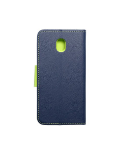 Etui Fancy Book pour SAMSUNG Galaxy J5 2017 bleu marinepourcitron vert 2