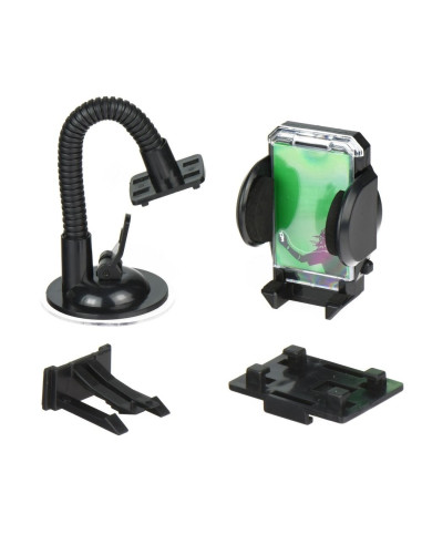 SUPPORT PDA AVEC PHOTO + ANSE A VENTOUSER SUR LA VITRE ( ou sur grillede ventilation) (17cm)
