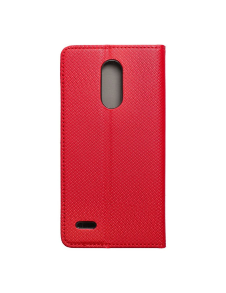 Etui Smart Case Book pour LG K10 2017 rouge