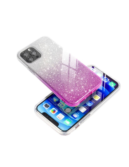Coque Forcell - SHINING pour IPHONE 7 Plus / 8 Plus TRANSPARENT / ROSE