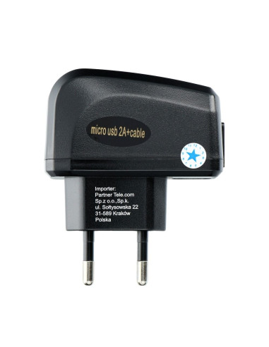 CHARGEUR MICRO USB UNIVERSEL AVEC CABLE DETACHABLE 2A BLUE STAR LITE