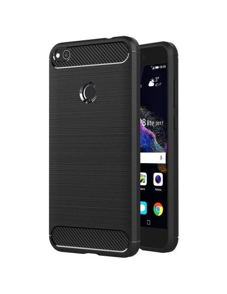 COQUE FORCELL - CARBON pour HUAWEI P8 LITE 2017 / P9 LITE 2017 NOIR