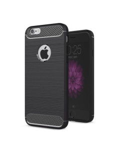 COQUE FORCELL - CARBON pour IPHONE 5/5S/SE NOIR