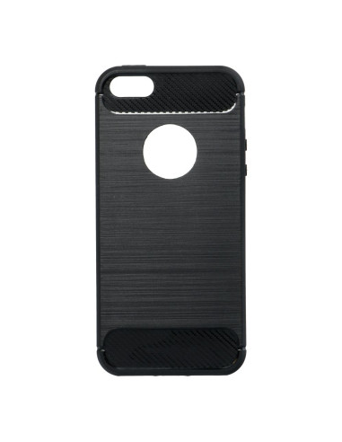 COQUE FORCELL - CARBON pour IPHONE 5/5S/SE NOIR