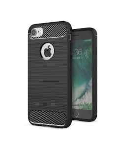 COQUE FORCELL - CARBON pour IPHONE 6/6S NOIR