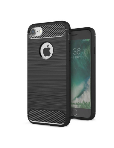 COQUE FORCELL - CARBON pour IPHONE 6/6S NOIR
