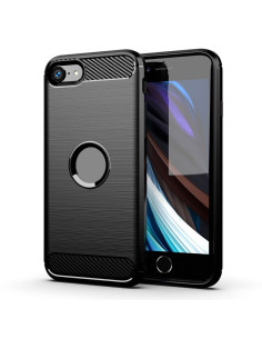 COQUE FORCELL - CARBON pour IPHONE 7 / 8 NOIR
