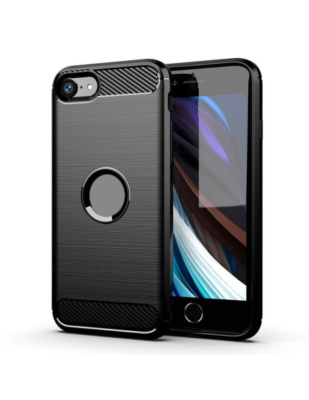 COQUE FORCELL - CARBON pour IPHONE 7 Plus / 8 Plus NOIR