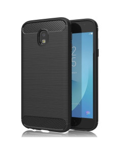 COQUE FORCELL- CARBON pour SAMSUNG Galaxy J3 2017 NOIR