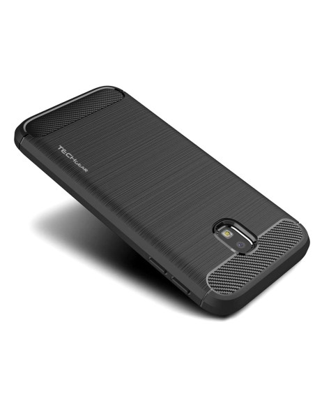 COQUE FORCELL- CARBON pour SAMSUNG Galaxy J3 2017 NOIR