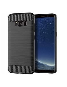 COQUE FORCELL - CARBON pour SAMSUNG Galaxy S8 PLUS NOIR
