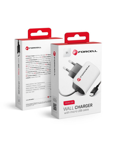 CHARGEUR MICRO USB UNIVERSEL 1000mAh FORCELL
