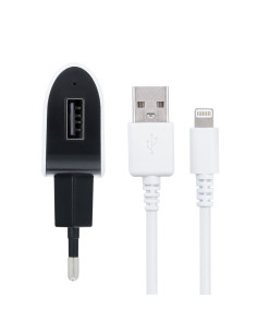 CHARGEUR SECTEUR pour iPhone 8-pin AVEC CABLE DETACHABLE Forcell 2