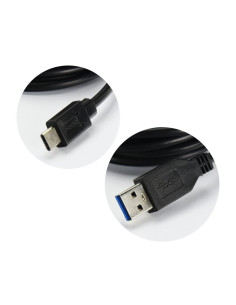 Câble USB - USB-C (TYPE C) 3.1 / USB 3.0 noir - HD2 2 metres 2