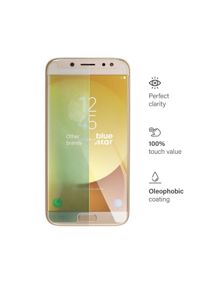VERRE TREMPE Blue Star- SAM Galaxy J7 (2017)