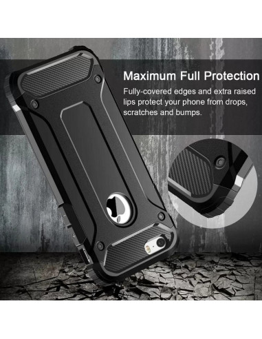 Coque ARMOR pour IPHONE 5/5S/SE NOIR