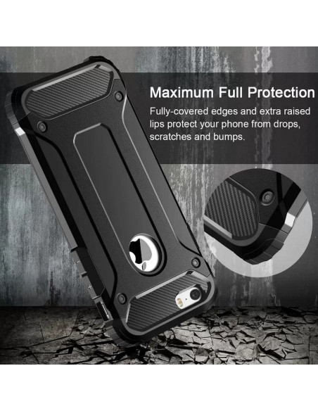Coque ARMOR pour IPHONE 6/6S NOIR