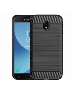 COQUE FORCELL- CARBON pour SAMSUNG Galaxy J7 2016 NOIR