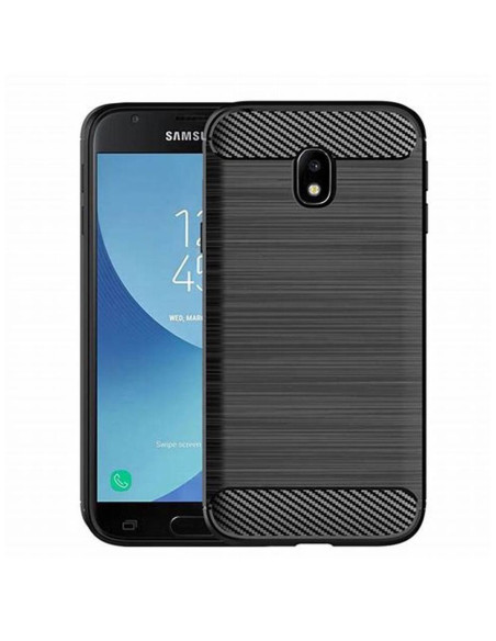 COQUE FORCELL- CARBON pour SAMSUNG Galaxy J7 2016 NOIR