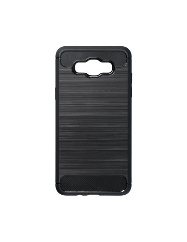 COQUE FORCELL- CARBON pour SAMSUNG Galaxy J7 2016 NOIR