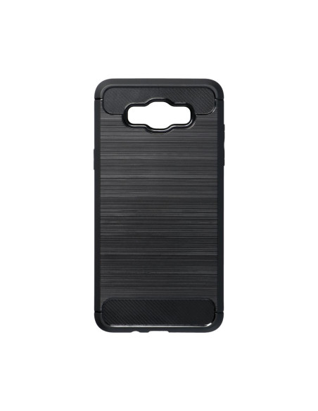COQUE FORCELL- CARBON pour SAMSUNG Galaxy J7 2016 NOIR