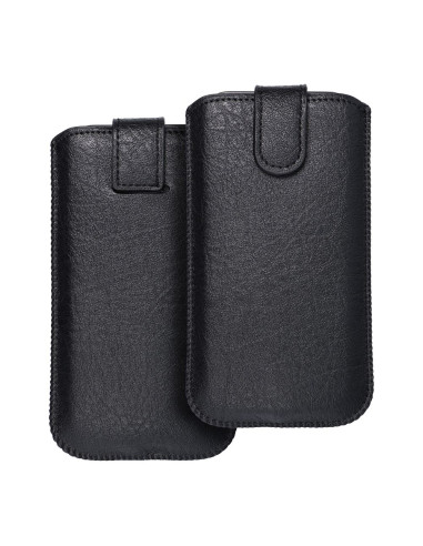 Slim Kora 2 Coque universelle en cuir - pour Iphone X / XS / 11 Pro / Samsung A40/ S10e noir
