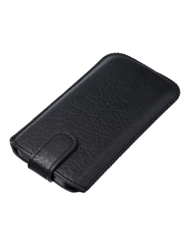 Slim Kora 2 Coque universelle en cuir - pour Iphone X / XS / 11 Pro / Samsung A40/ S10e noir