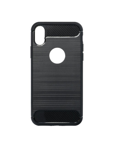COQUE FORCELL - CARBON pour IPHONE X NOIR