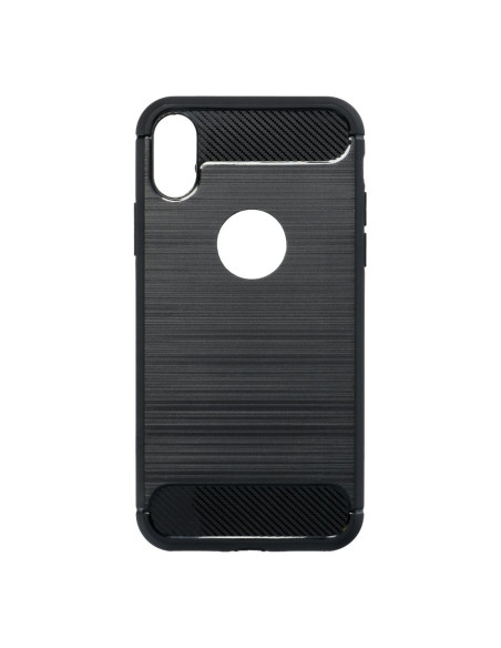 COQUE FORCELL - CARBON pour IPHONE X NOIR