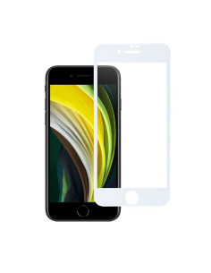 VERRE TREMPE Blue Star 5D- APP IPHO 7/8/SE 2020 Full Cover (full glue) BLANC