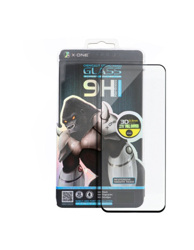 VERRE TREMPE - X-ONE 3D - APP IPHO X NOIR