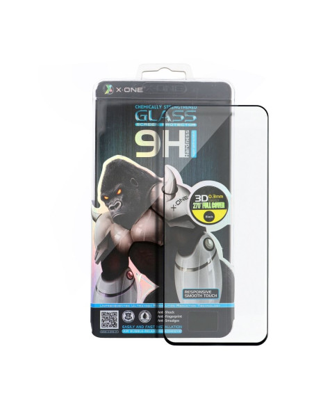 VERRE TREMPE - X-ONE 3D - APP IPHO X NOIR