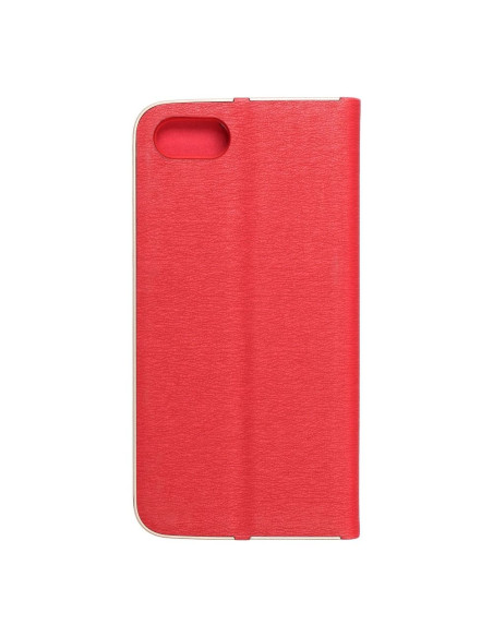 Etui Luna Book pour iPhone 7 / 8 / SE 2020 / SE 2022 rouge