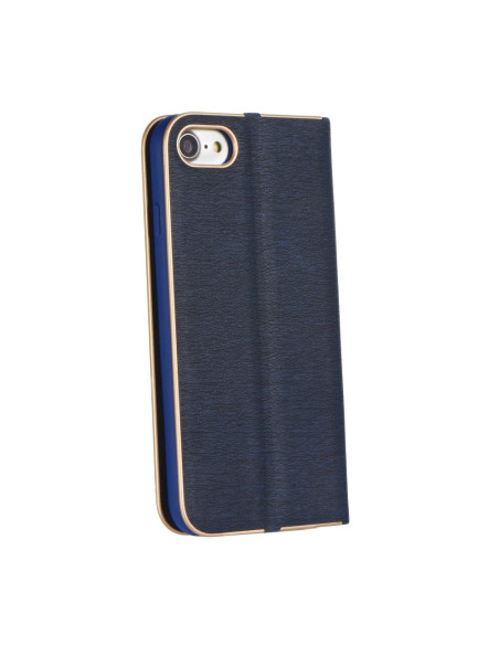 Etui Luna Book pour iPhone 7 / 8 / SE 2020 / SE 2022 bleu marine