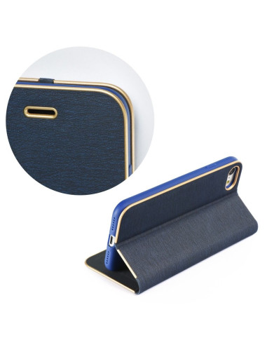 Etui Luna Book pour SAMSUNG J5 2017 bleu marine