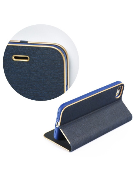 Etui Luna Book pour SAMSUNG J5 2017 bleu marine